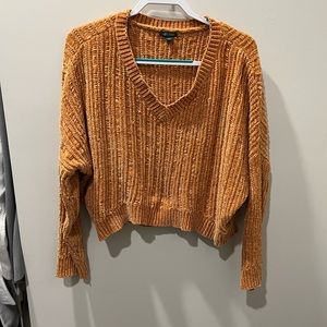 Wild Fable Yellow/Gold Sweater V-Neck size Large